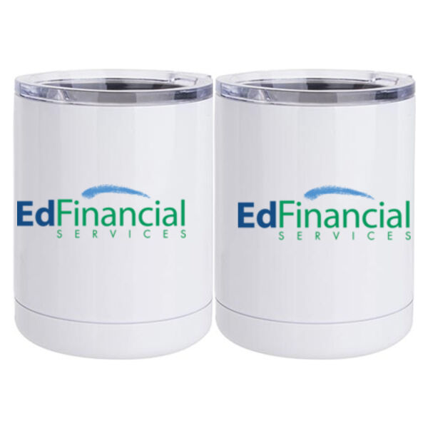 Printed  - 10 oz White Stainless Steel Short Tumbler Thumbnail