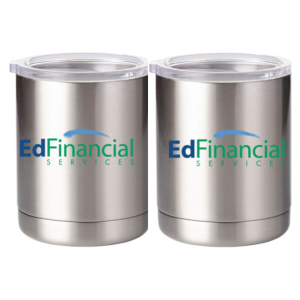 Printed  - 10 oz Silver Stainless Steel Short Tumbler Thumbnail