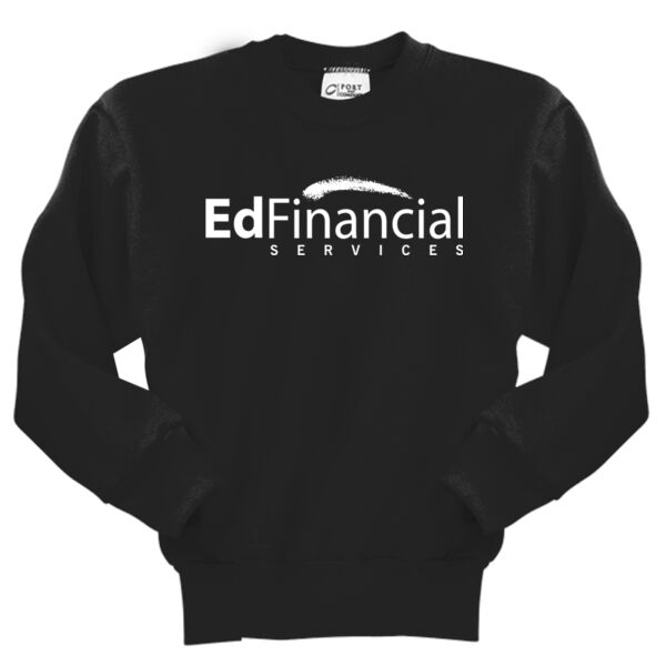Printed EdFinancial - Youth Core Fleece Crewneck Sweatshirt Thumbnail