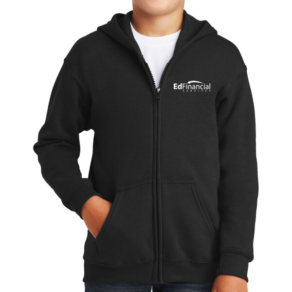 Printed  - Youth Heavy Blend Full Zip Hooded Sweatshirt Thumbnail