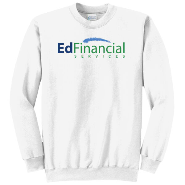 Printed EdFinancial Color Logo  - Core Fleece Crewneck Sweatshirt Thumbnail