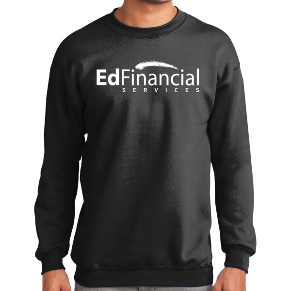 Printed EdFinancial - Tall Essential Fleece Crewneck Sweatshirt Thumbnail