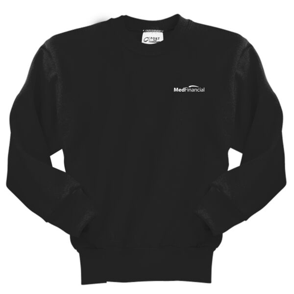 Printed MedFinancial - Youth Core Fleece Crewneck Sweatshirt Thumbnail