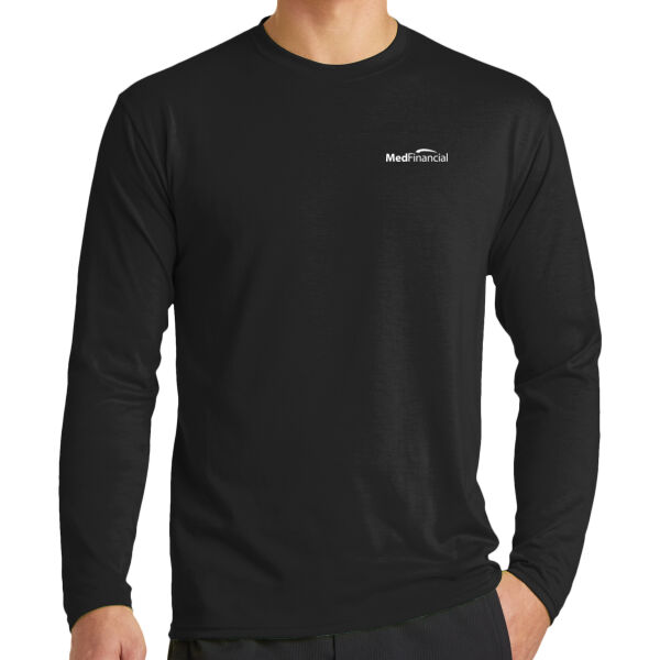 Printed MedFinancial - Long Sleeve Performance Blend Tee Thumbnail