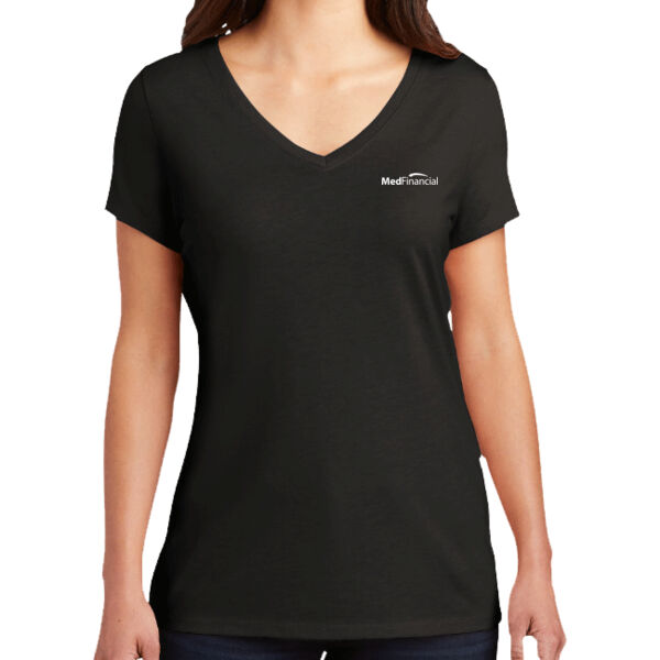 Printed MedFinancial - Women's Perfect Tri ® V Neck Tee Thumbnail