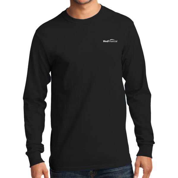 Printed MedFinancial - Tall Long Sleeve Essential Tee Thumbnail