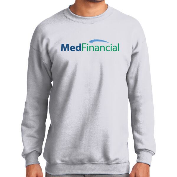 Printed MedFinancial - Tall Essential Fleece Crewneck Sweatshirt Thumbnail