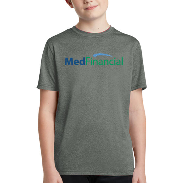 Printed MedFinancial - Youth Heather Contender™ Tee Thumbnail