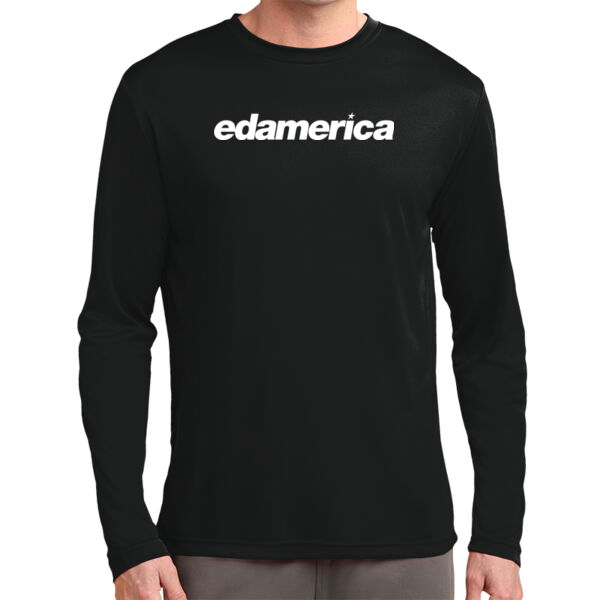 Printed Edamerica - Tall Long Sleeve PosiCharge ® Competitor™ Tee Thumbnail