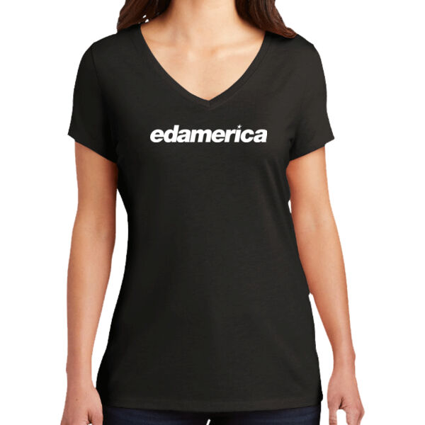 Printed Edamerica - Women's Perfect Tri ® V Neck Tee Thumbnail