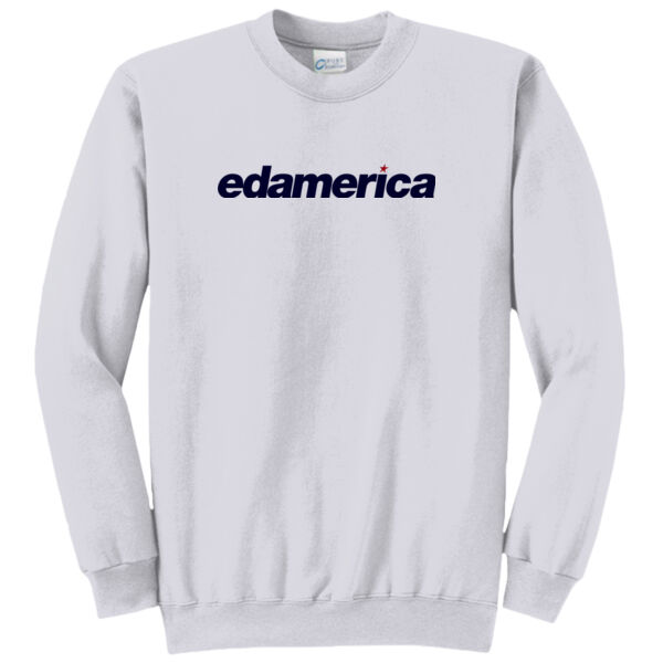 printed edamerica - Core Fleece Crewneck Sweatshirt Thumbnail