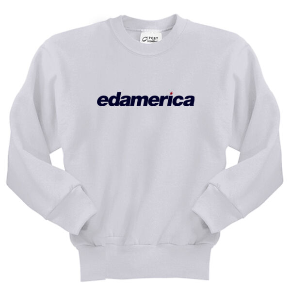 printed edamerica - Youth Core Fleece Crewneck Sweatshirt Thumbnail