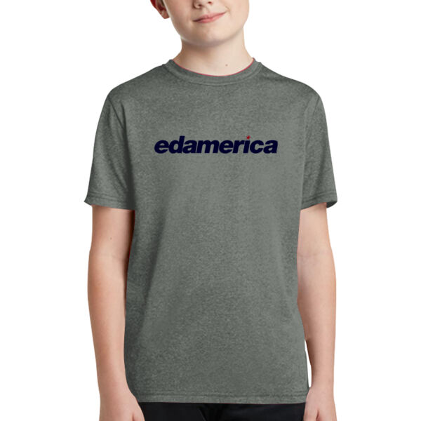 printed edamerica - Youth Heather Contender™ Tee Thumbnail