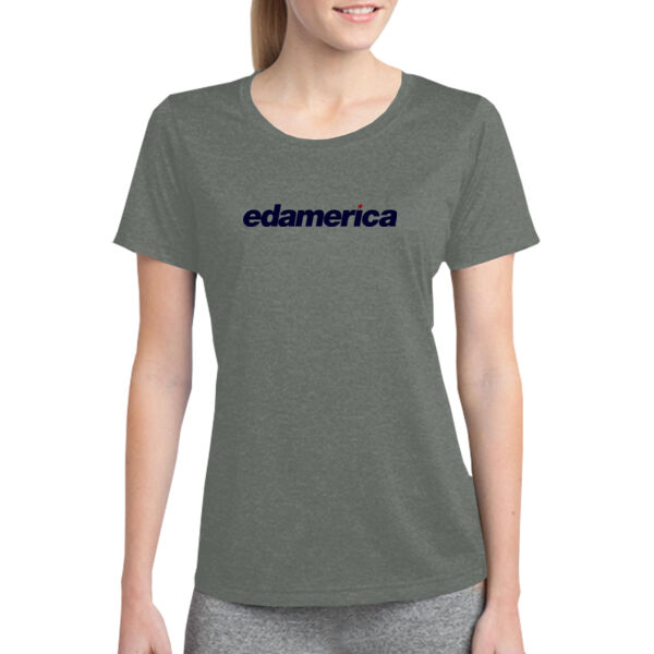 printed edamerica - Ladies Heather Contender ™ Scoop Neck Tee Thumbnail