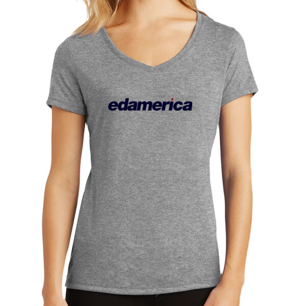 printed edamerica - Women's Perfect Tri ® V Neck Tee Thumbnail