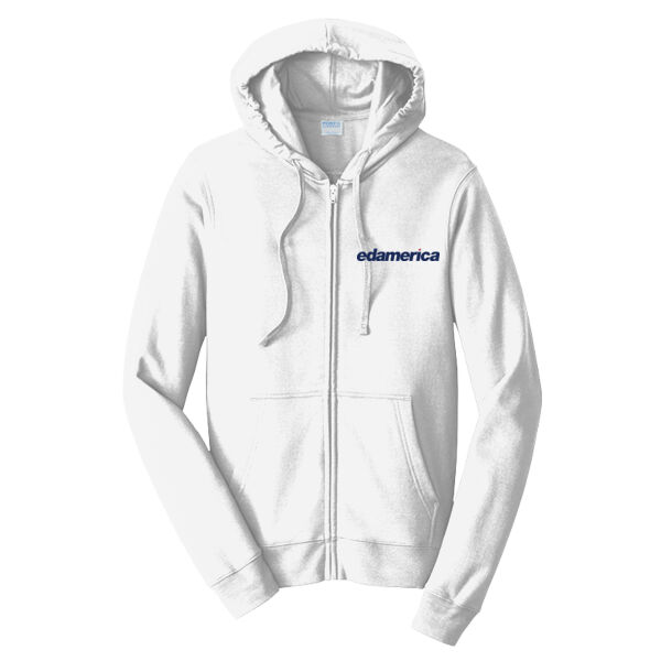 Printed edamerica - Fan Favorite Fleece Full Zip Hooded Sweatshirt Thumbnail