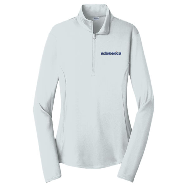 Embroidered edamerica - Ladies PosiCharge ® Competitor ™ 1/4 Zip Pullover Thumbnail