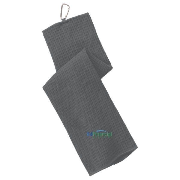 Embroidered  - Waffle Microfiber Golf Towel Thumbnail