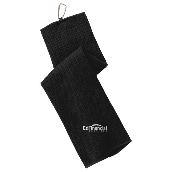Embroidered  - Waffle Microfiber Golf Towel Thumbnail
