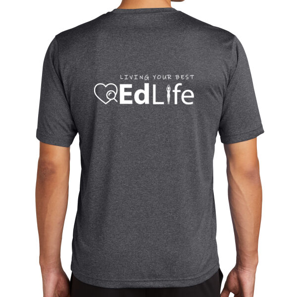EdLife Printed Back   - Heather Contender ™ Tee Thumbnail