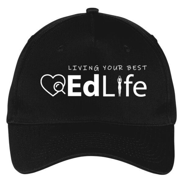 Printed EdLife - Five Panel Twill Cap Thumbnail