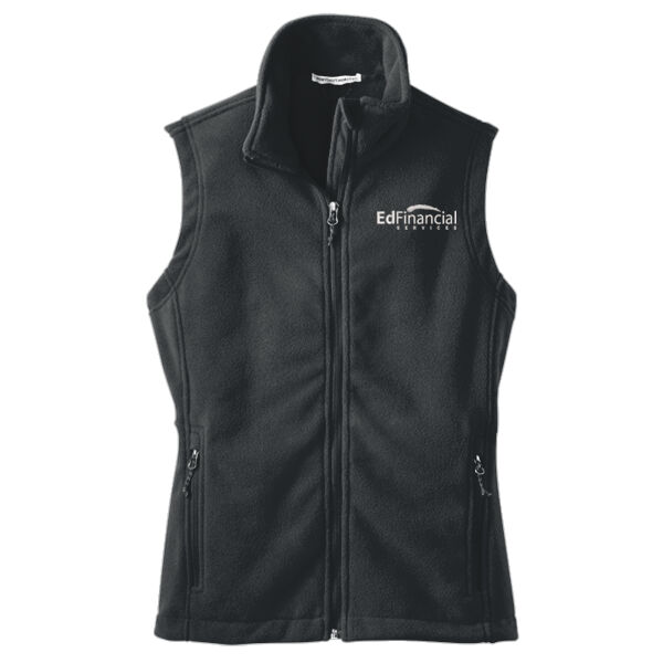 Embroidered EdFinancial - Ladies Value Fleece Vest Thumbnail