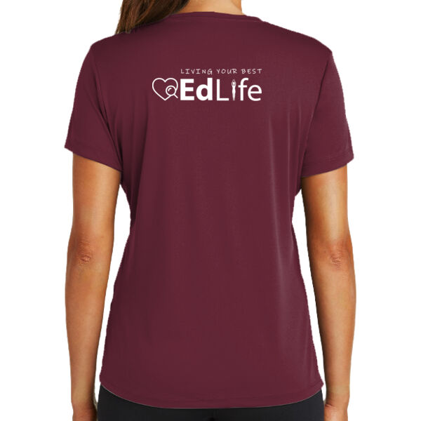 EdLife Printed Back   - Ladies PosiCharge ® Competitor™ Tee Thumbnail