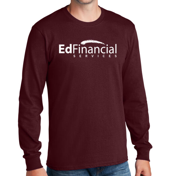 EdLife Printed Back   - Long Sleeve Core Cotton Tee Thumbnail
