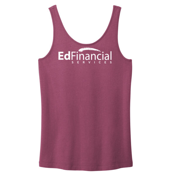 EdLife Printed Back   - Ladies Beach Wash ® Garment Dyed Tank Thumbnail