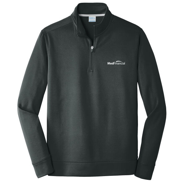 Printed MedFinancial - Performance Fleece 1/4 Zip Pullover Sweatshirt Thumbnail