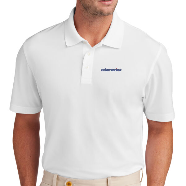 Embroidered edamerica - Mesh Pique Performance Polo Thumbnail